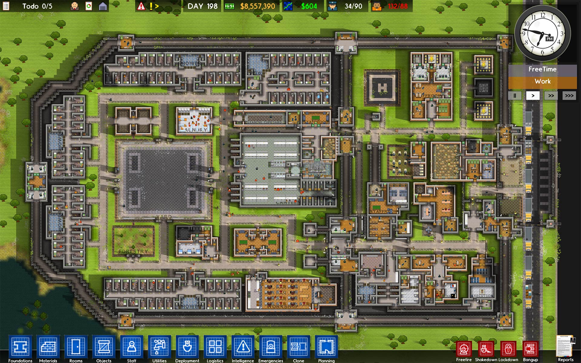 Prison architect layout cell