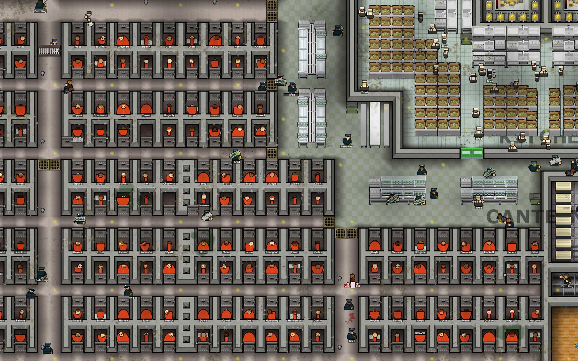 perfect prison architect layout